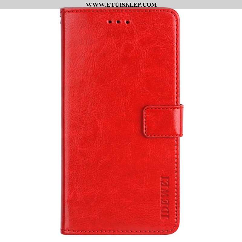 Etui Folio do Realme 9i Sztuczna Skóra Idewei